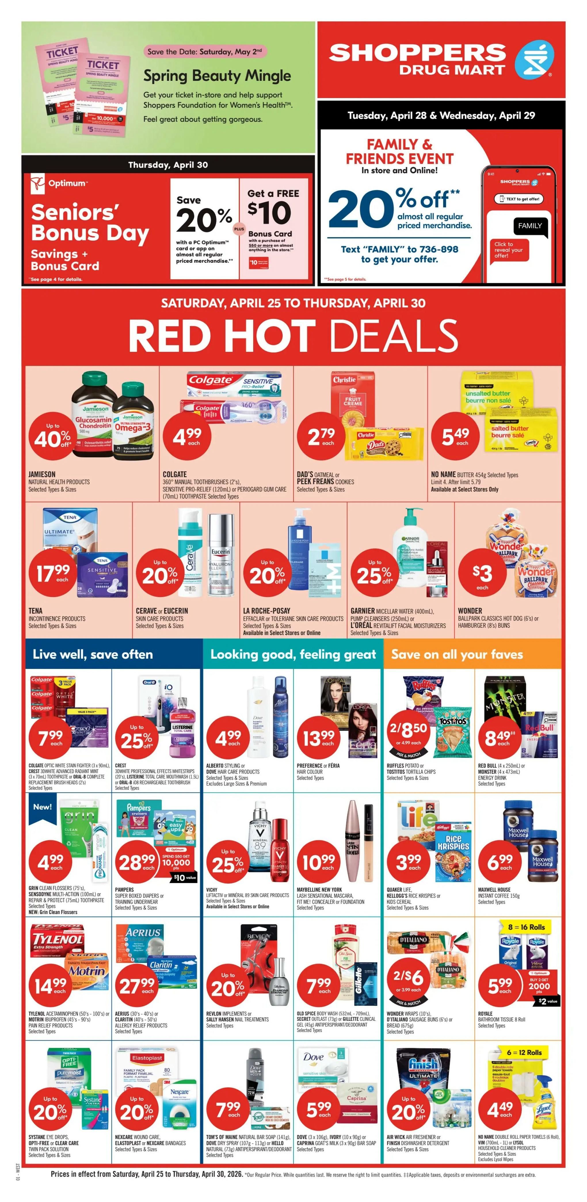Shoppers Drug Mart (West) Flyer April 25 to 30