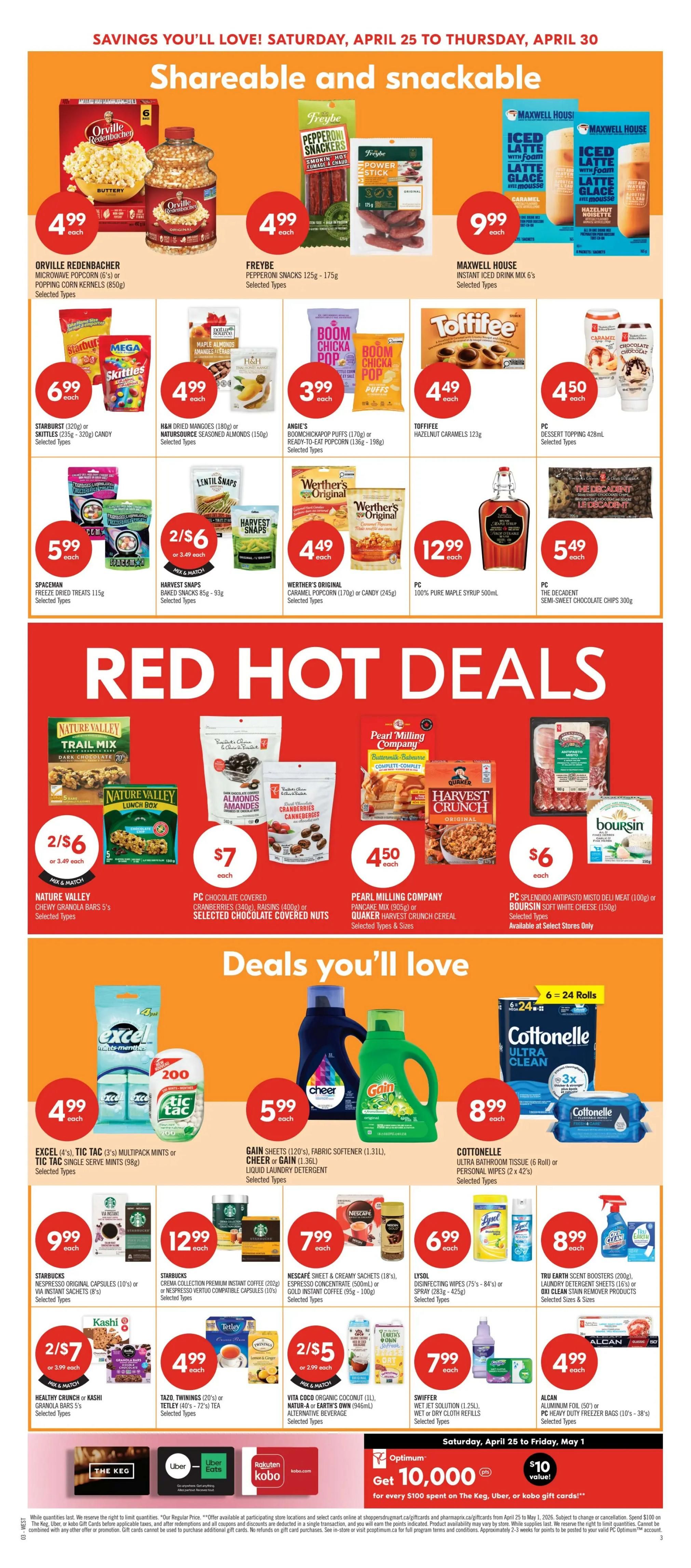 Shoppers Drug Mart (West) Flyer April 25 to 30