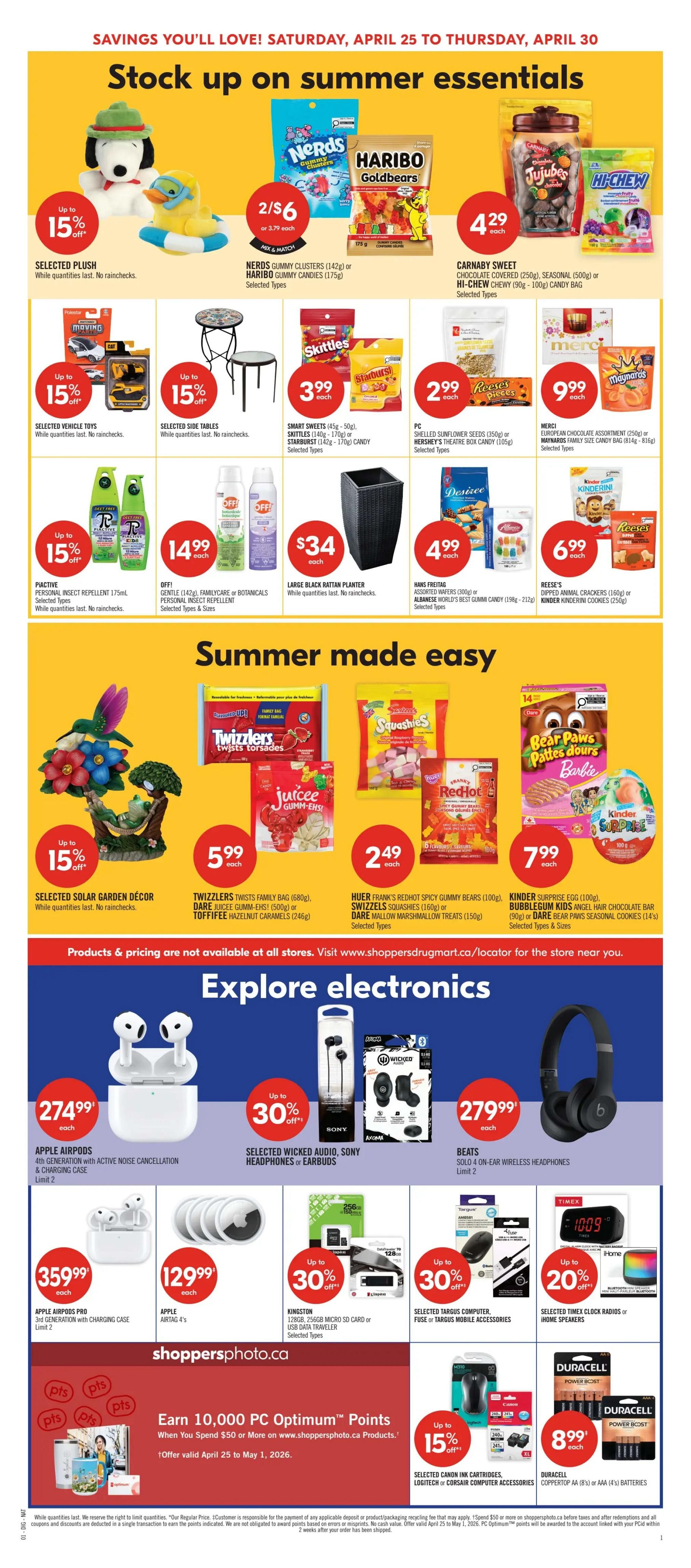 Shoppers Drug Mart (West) Flyer April 25 to 30