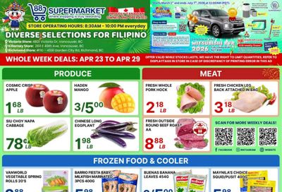 88 Supermarket Flyer April 23 to 29