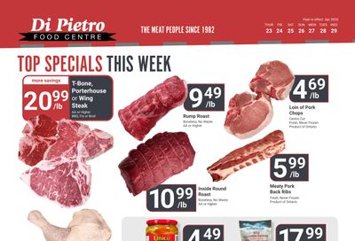 Di Pietro Food Centre Flyer April 23 to 29