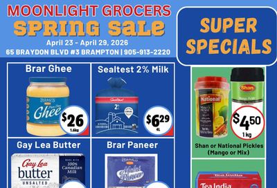 Moonlight Grocers Flyer April 23 to 29