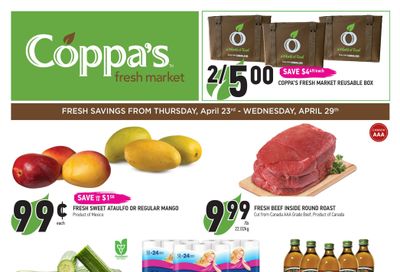 Coppa's Fresh Market Flyer April 23 to 29