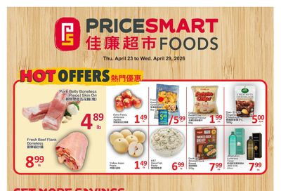 PriceSmart Foods Flyer April 23 to 29