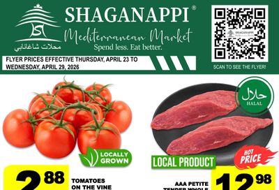 Shaganappi Mediterranean Market Flyer April 23 to 29