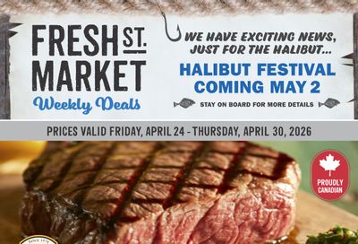 Fresh St. Market Flyer April 24 to 30