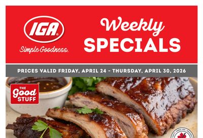 IGA Stores of BC Flyer April 24 to 30