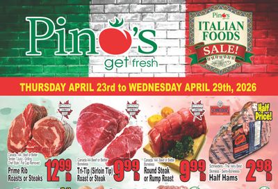 Pino's Flyer April 23 to 29