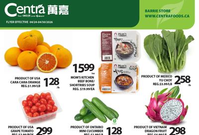 Centra Foods (Barrie) Flyer April 24 to 30