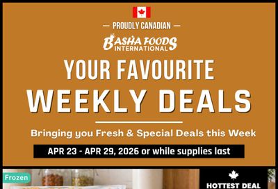 Basha Foods International Flyer April 23 to 29