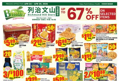 Btrust Supermarket (Richmond Hill) Flyer April 24 to 30
