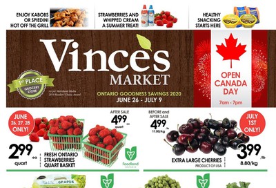 Vince's Market Flyer June 26 to July 9