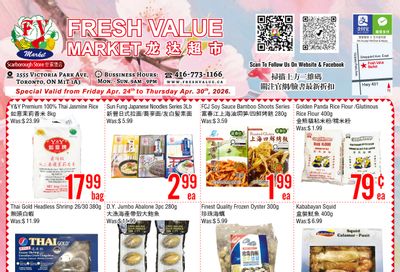 Fresh Value (Scarborough) Flyer April 24 to 30