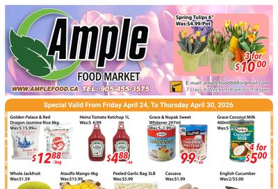 Ample Food Market (Brampton) Flyer April 24 to 30