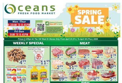 Oceans Fresh Food Market (Brampton) Flyer April 24 to 30