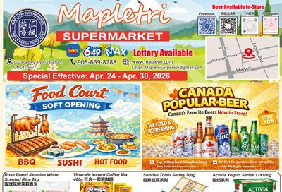 Mapletri Supermarket Flyer April 24 to 30