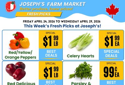 Joseph's Farm Market Flyer April 24 to 29