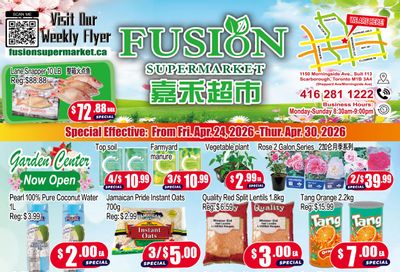 Fusion Supermarket (Scarborough) Flyer April 24 to 30