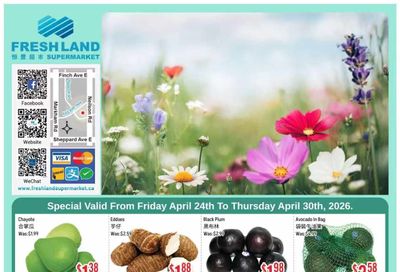 FreshLand Supermarket Flyer April 24 to 30