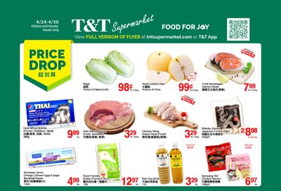 T&T Supermarket (Ottawa & Kanata) Flyer April 24 to 30