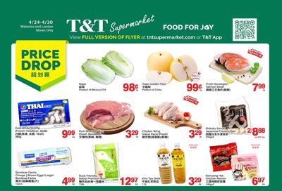 T&T Supermarket (London & Waterloo) Flyer April 24 to 30