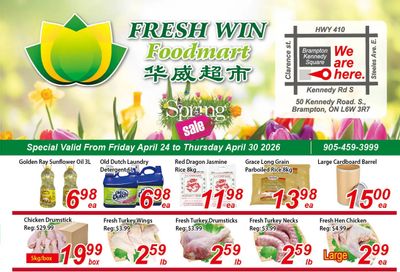 Fresh Win Foodmart Flyer April 24 to 30