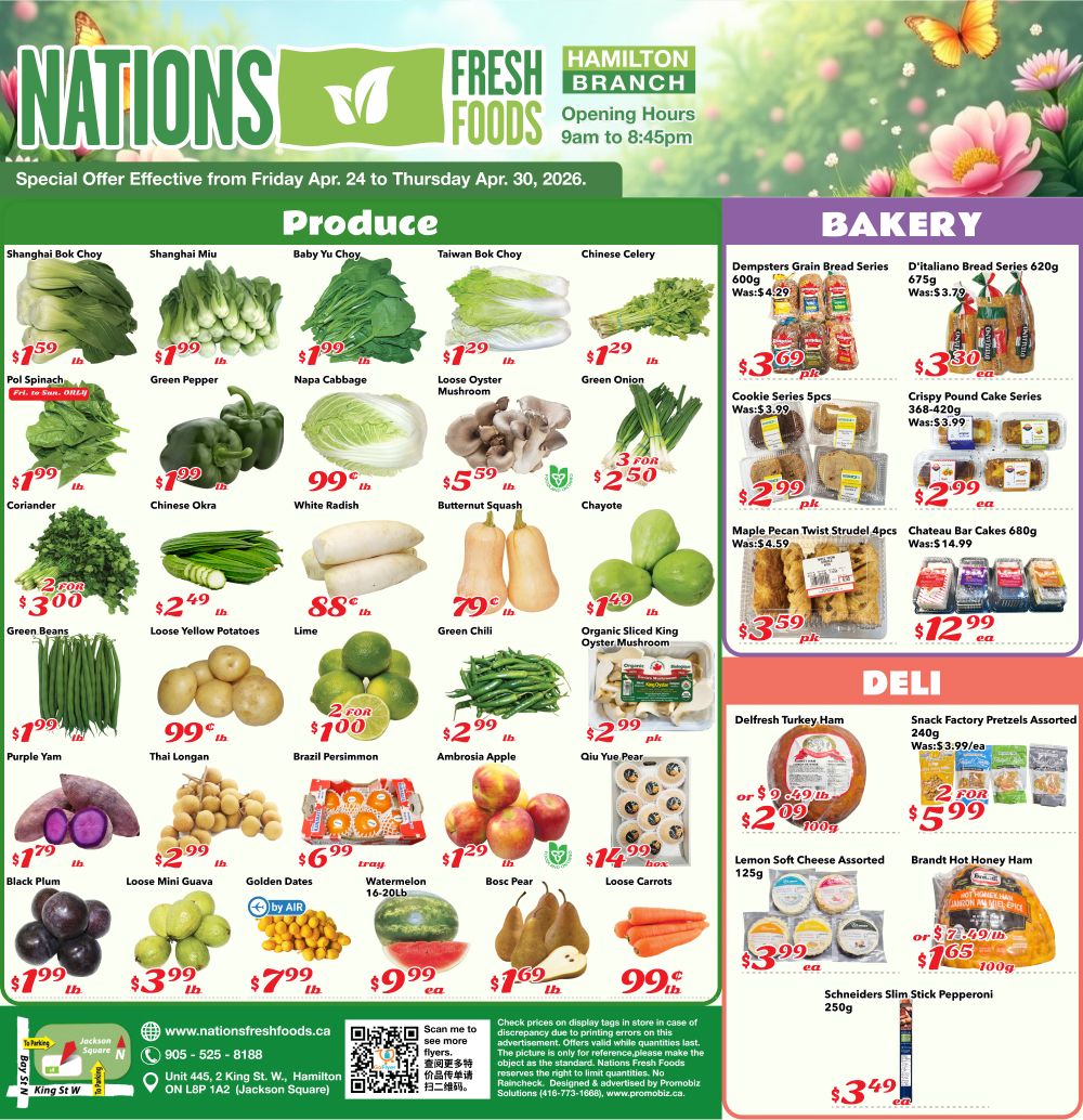 Nations Fresh Foods (Hamilton) Flyer April 24 to 30