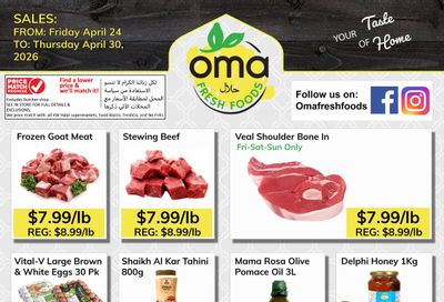Oma Fresh Foods Flyer April 24 to 30