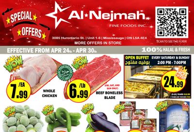 Alnejmah Fine Foods Inc. Flyer April 24 to 30