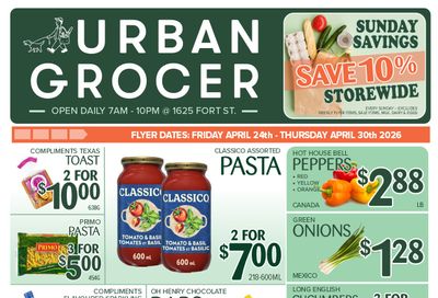 Urban Grocer Flyer April 24 to 30