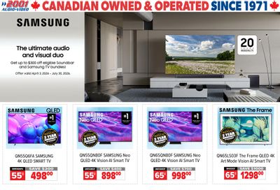2001 Audio Video Flyer April 24 to 30
