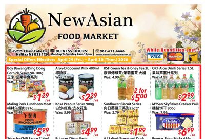 New Asian Food Market Flyer April 24 to 30