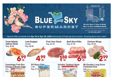 Blue Sky Supermarket (Pickering) Flyer April 24 to 30