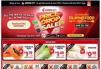 Seafood City Supermarket (ON) Flyer April 23 to 29
