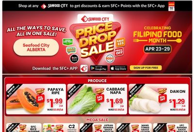 Seafood City Supermarket (AB) Flyer April 23 to 29