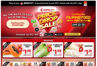 Seafood City Supermarket (MB) Flyer April 23 to 29