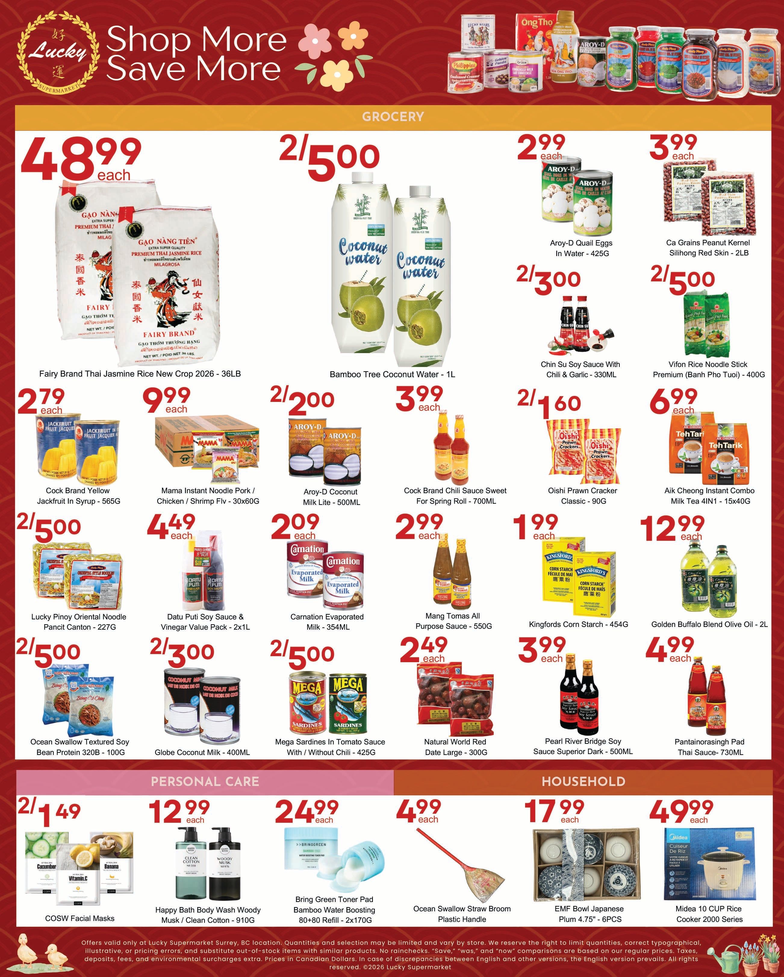 Lucky Supermarket (Surrey) Flyer April 24 to 30