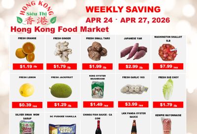 Hong Kong Food Market Flyer April 24 to 27