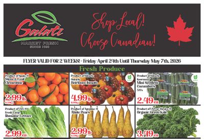 Galati Market Fresh Flyer April 24 to May 7
