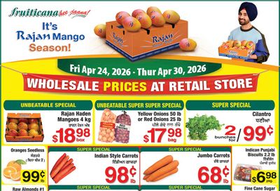 Fruiticana (Calgary) Flyer April 24 to 30