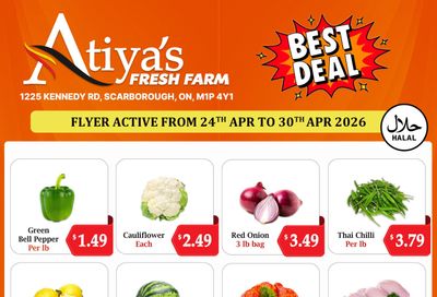 Atiya's Fresh Farm Flyer April 24 to 30