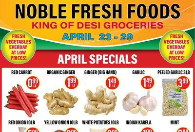 Noble Fresh Foods Flyer April 23 to 29