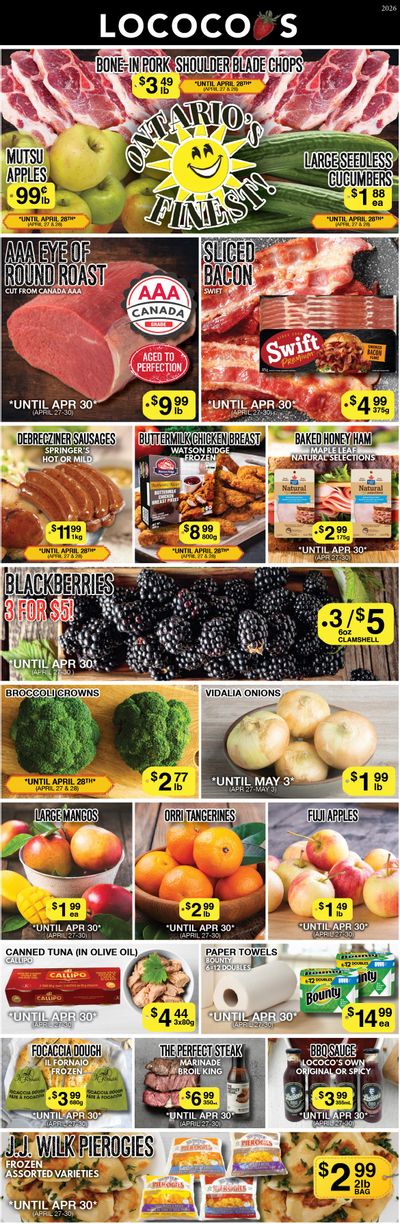 Lococo's Flyer April 27 to 30