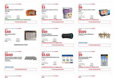 Costco (West, ON, Atlantic Canada) Warehouse Offers April 27 to May 10