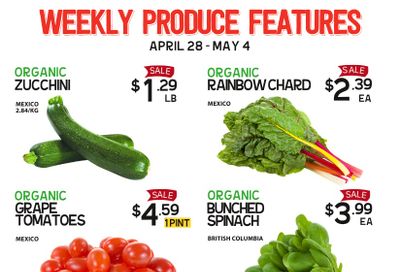 Pomme Natural Market Weekly Produce Flyer April 28 to May 4