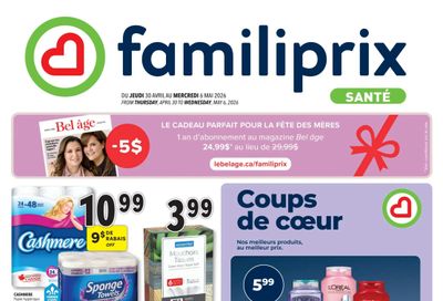 Familiprix Sante Flyer April 30 to May 6