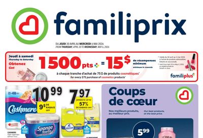Familiprix Flyer April 30 to May 6