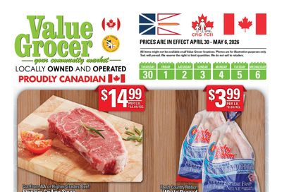 Value Grocer Flyer April 30 to May 6