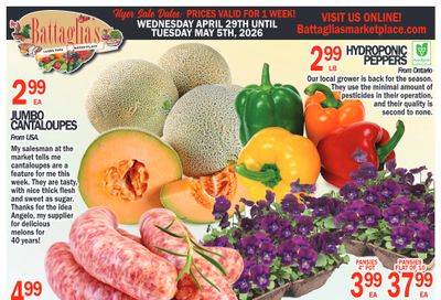 Battaglia's Marketplace Flyer April 29 to May 5