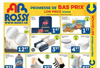Rossy Low Price Promise Flyer April 30 to May 27